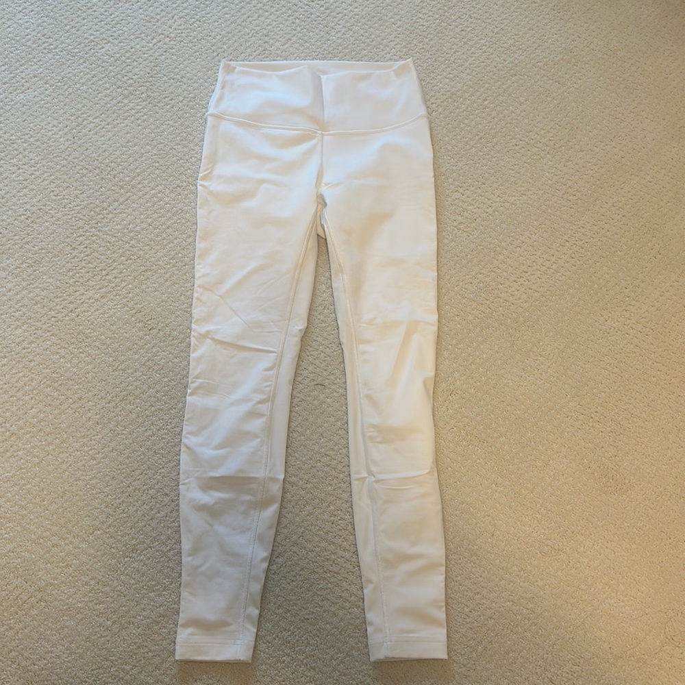 Lululemon white full length leggings